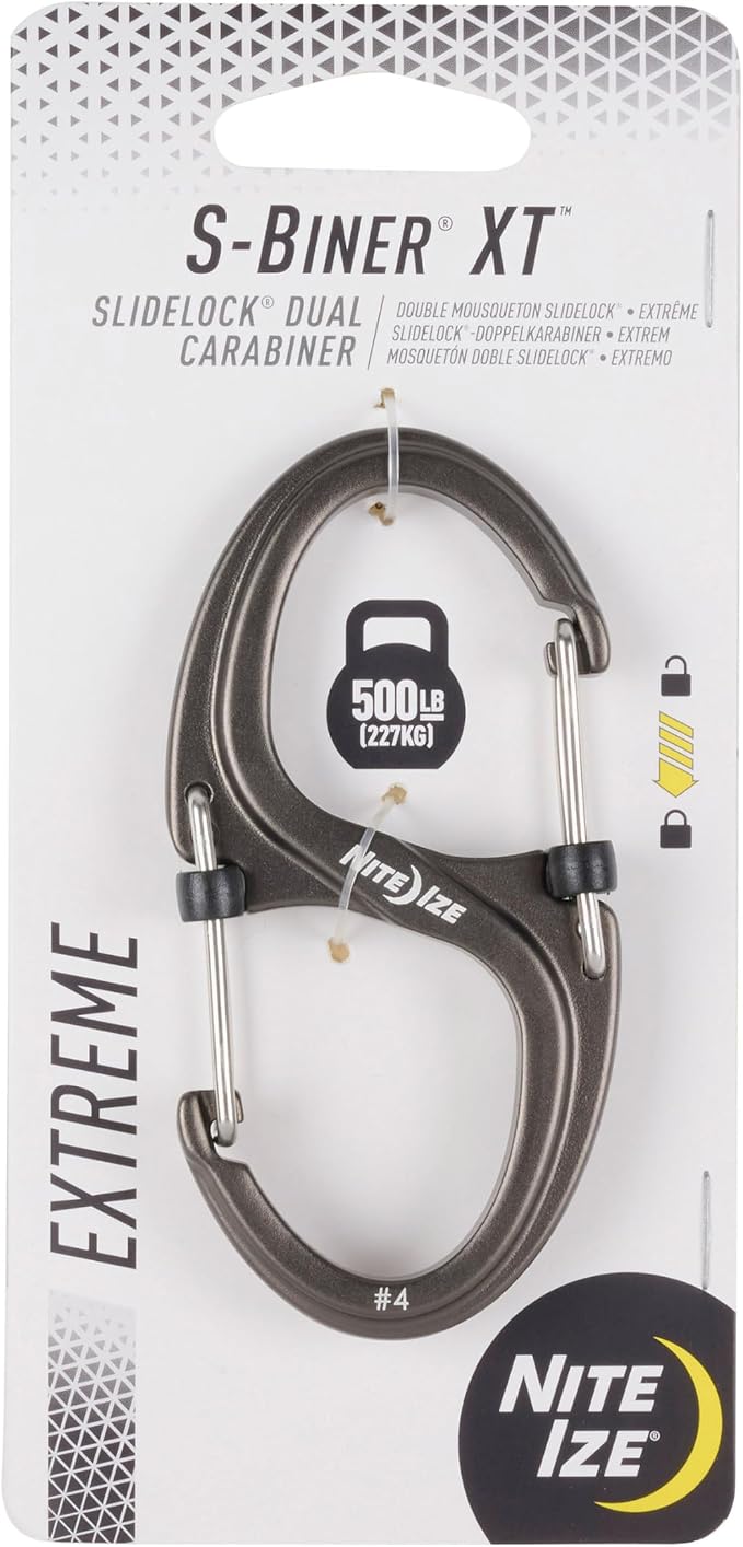 Nite Ize S-Biner XT SlideLock Dual Carabiner by Nite+Ize