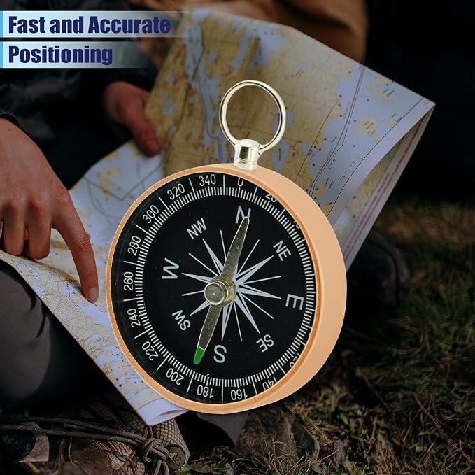Pocket Compass, 2 Pieces Mini Compass - Image 7
