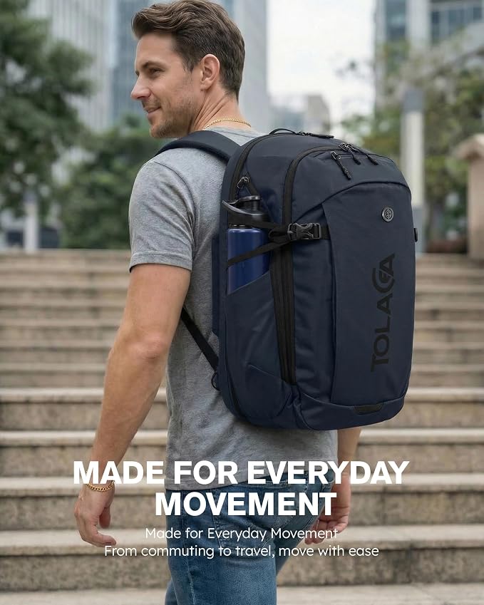 Tolaccea Travel Laptop Backpack 32L, TSA Friendly Flight Approved Computer Work - Image 9