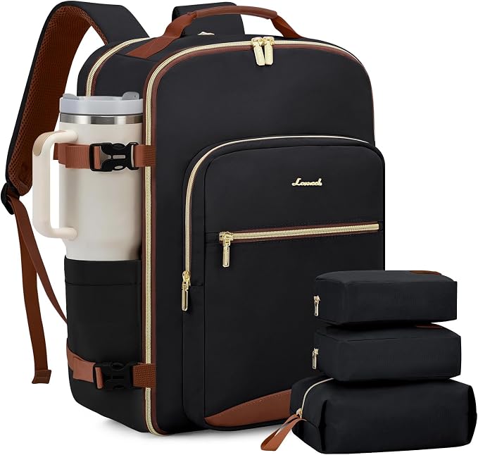 LOVEVOOK 40L Travel Backpack for Women & Men, Airline Approved Carry On Luggage by LOVEVOOK