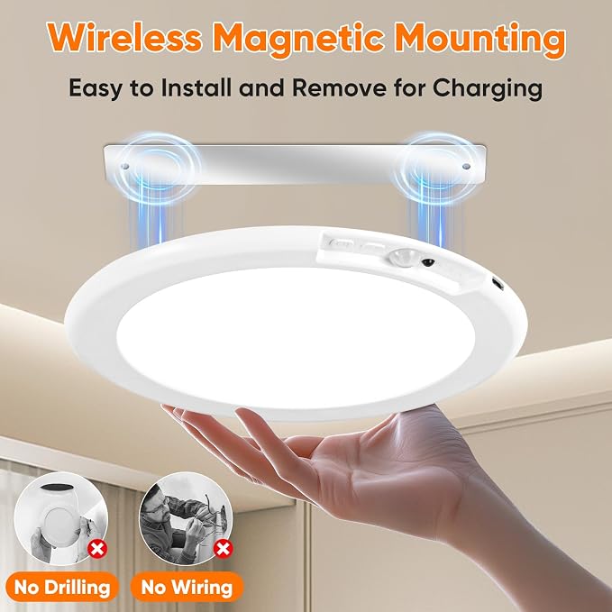 Rechargeable Motion Sensor Ceiling Light - Image 3