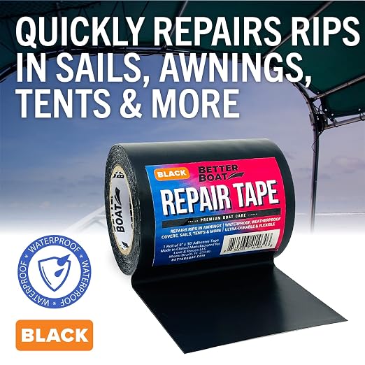 Better Boat Repair Tape for Fabric and Vinyl 30ft x 3in, Heavy Duty - Image 5