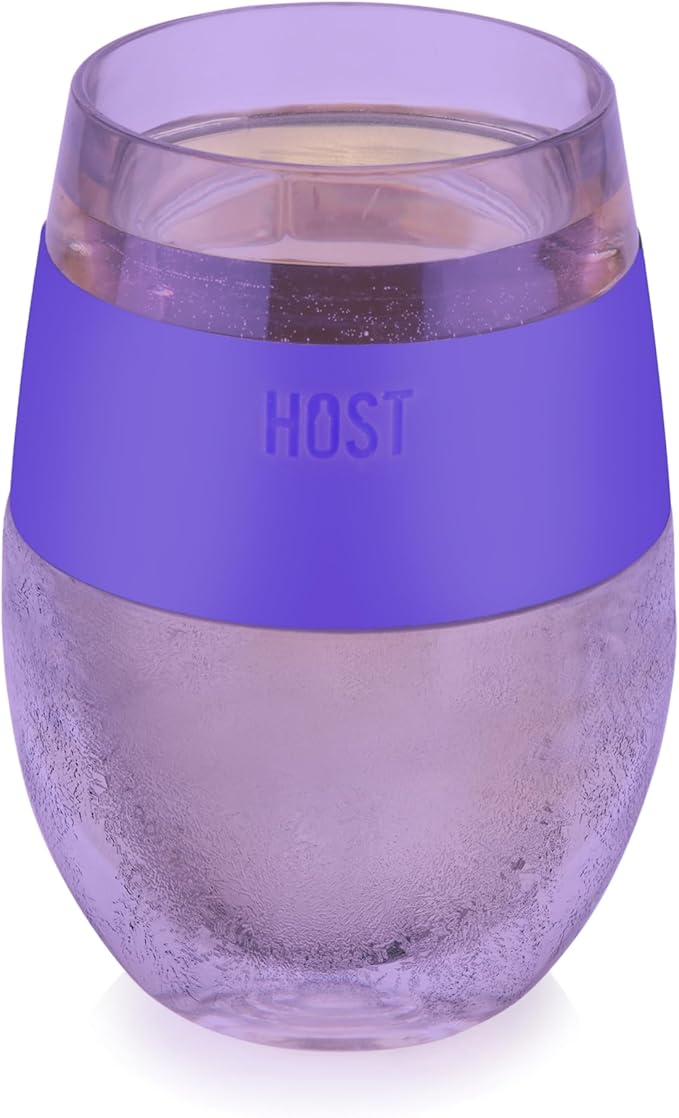 Host Cooling Cup Set of 1 Plastic Double Wall Insulated Freezable Drink by HOST