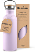 Bambaw Stainless Steel Water Bottle, 750 ml, Non-Insulated Water Bottle by Bambaw
