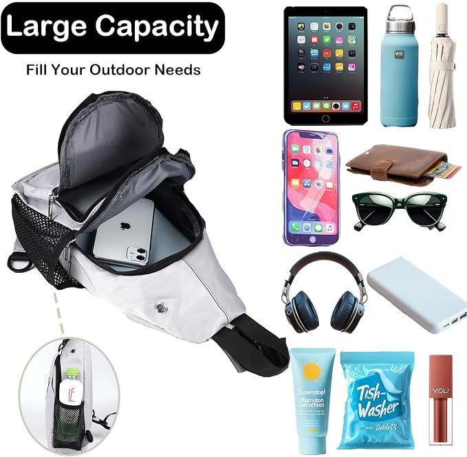 JENAGREEN Waterproof Sling Backpack Crossbody Sling Bag - Image 9