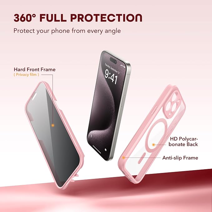 TIESZEN for iPhone 15 Pro Max Case, Compatible - Image 3