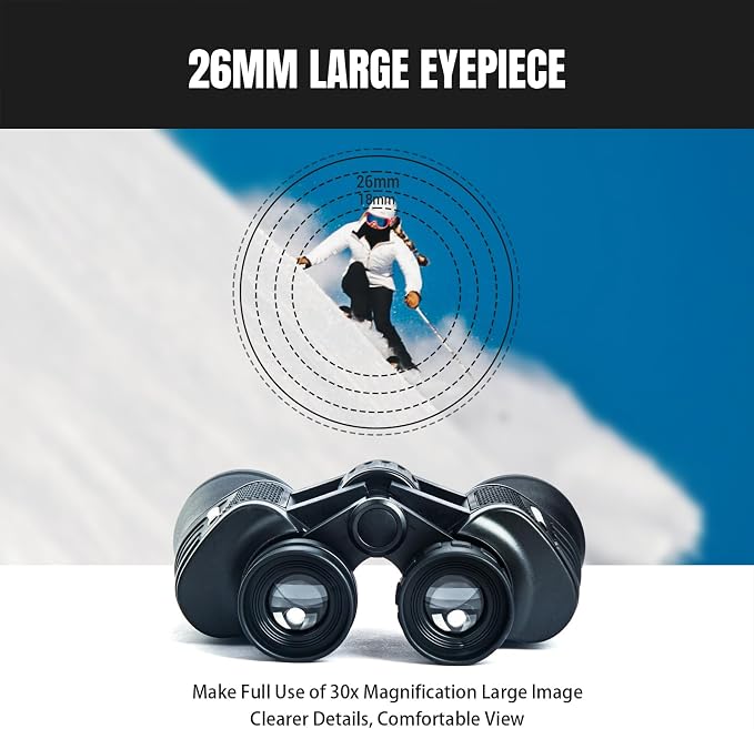 30x50 High Powered Binoculars for Adults, Waterproof Compact Binoculars - Image 6