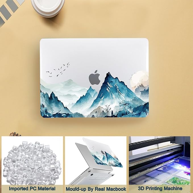 Printed Case for MacBook Air M1 13 inch 2020 2019 2018 Release, Aesthetic Hard - Image 4
