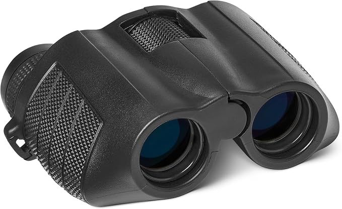 Amazon Basics 7x25 Compact Binoculars, FMC Optics, BAK-4 Prism, Lightweight by AmazonBasics