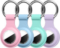 Linsaner Holder for AirTag 2nd Gen & 1st Gen, Silicone Case Keychain Key Ring by Linsaner