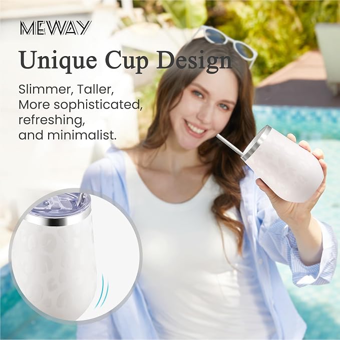 MEWAY 12oz Insulated Wine Tumbler - Image 4