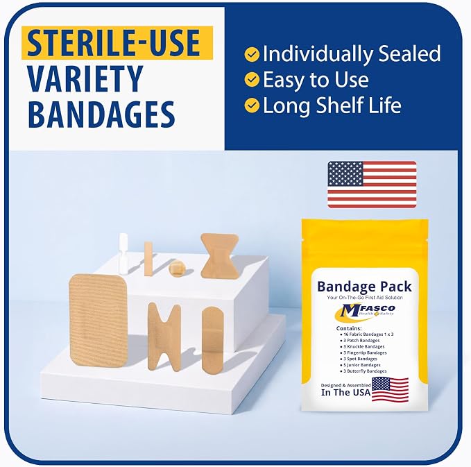 MFASCO First Aid Kit Bandage Refill Pack - Image 3