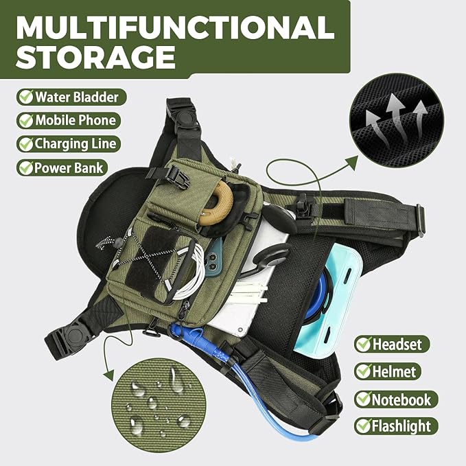 Criuage USA Original Patent Running Hydration Vest Backpack, Lightweight Chest - Image 4