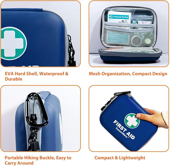 SuccorWare 150 Pieces Mini First Aid Kit - Image 4