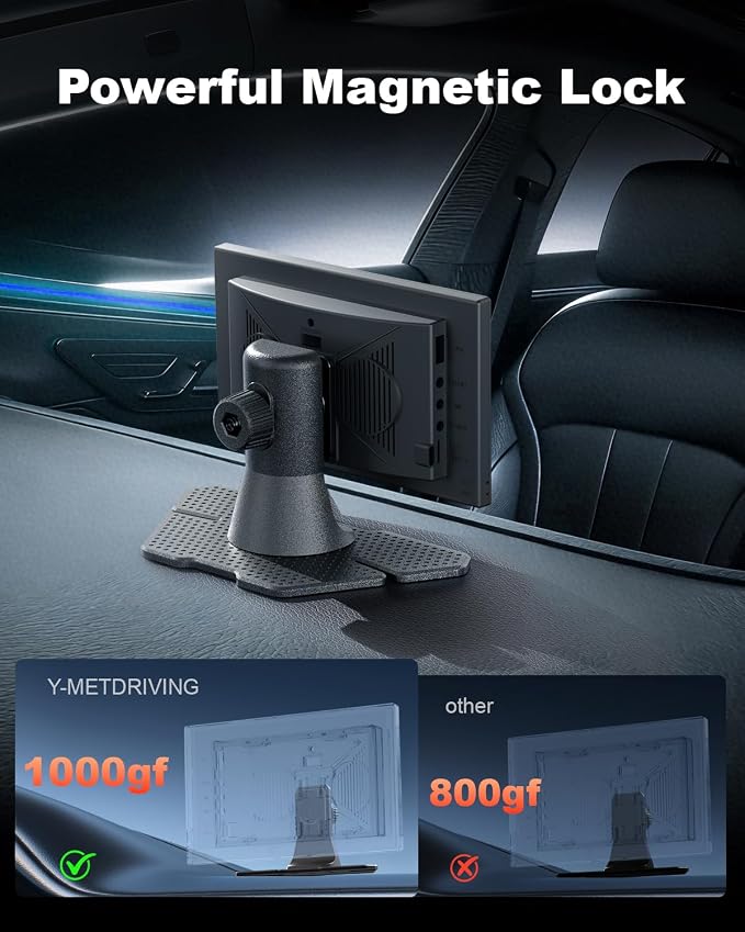 Carplay Holder Mount for 7/9/10.26” Portable CarPlay Screen Mount, GPS Holder - Image 3