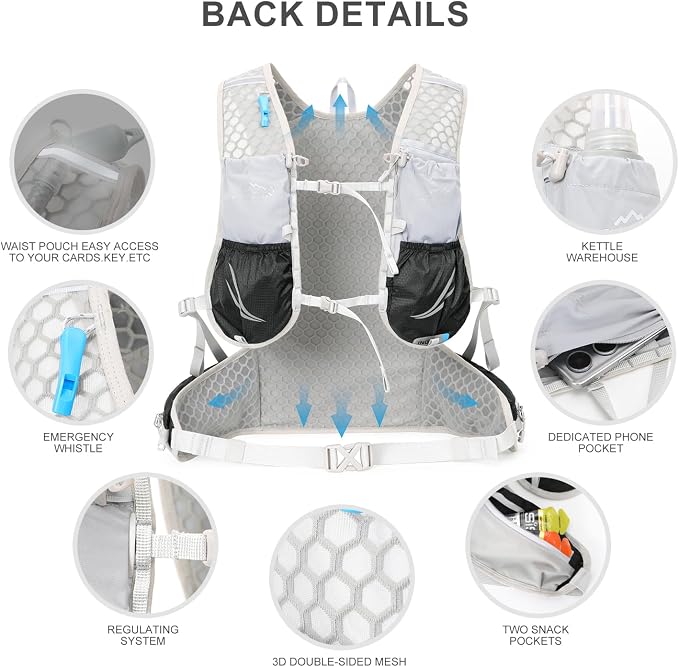 IX INOXTO Hydration Backpack, 18L Lightweight Hiking Backpack - Image 4