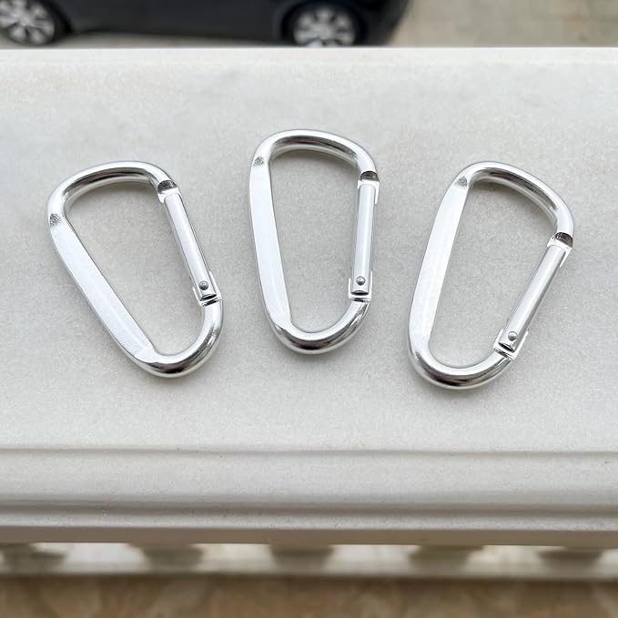 3" Aluminum Carabiner Clips - Image 7