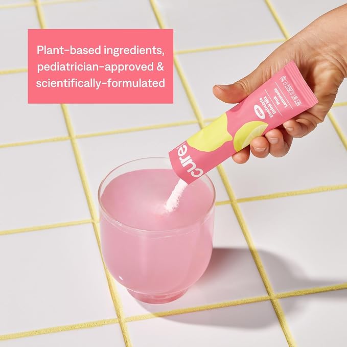 Cure Hydration - Kids Electrolyte Drink Mix | Plant-Based Pediatrician - Image 3