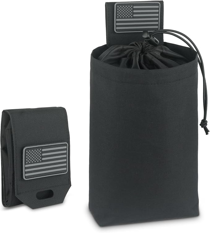 Tactical Dump Pouch for Battle Belt & MOLLE Systems | Foldable Mag Pouch by ZNBFC