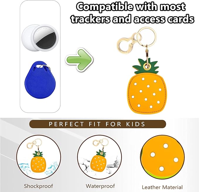 Leather Keychain Holder Case Compatible - Image 3