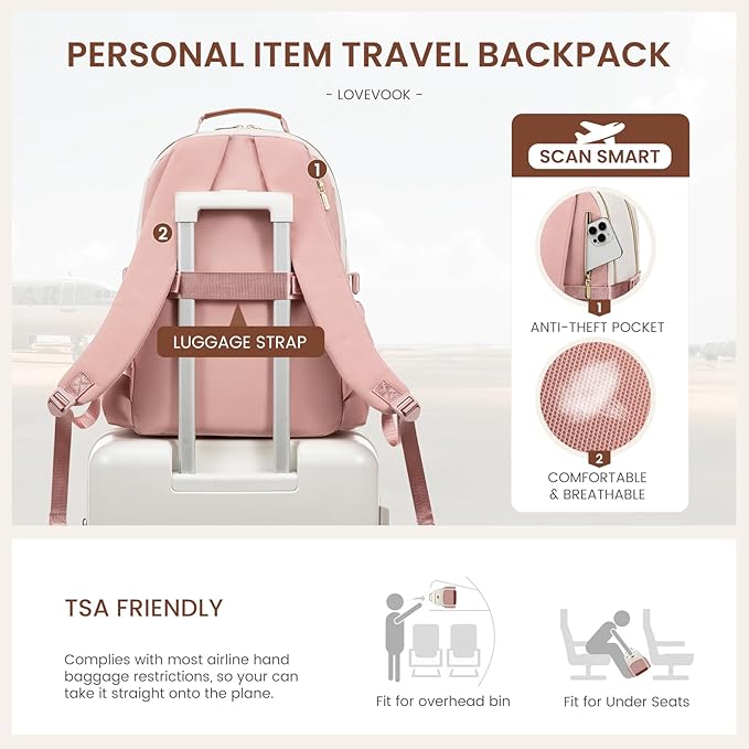 LOVEVOOK Laptop Backpack for Women - Image 6
