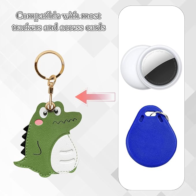 Leather Keychain Case Holder Compatible - Image 4