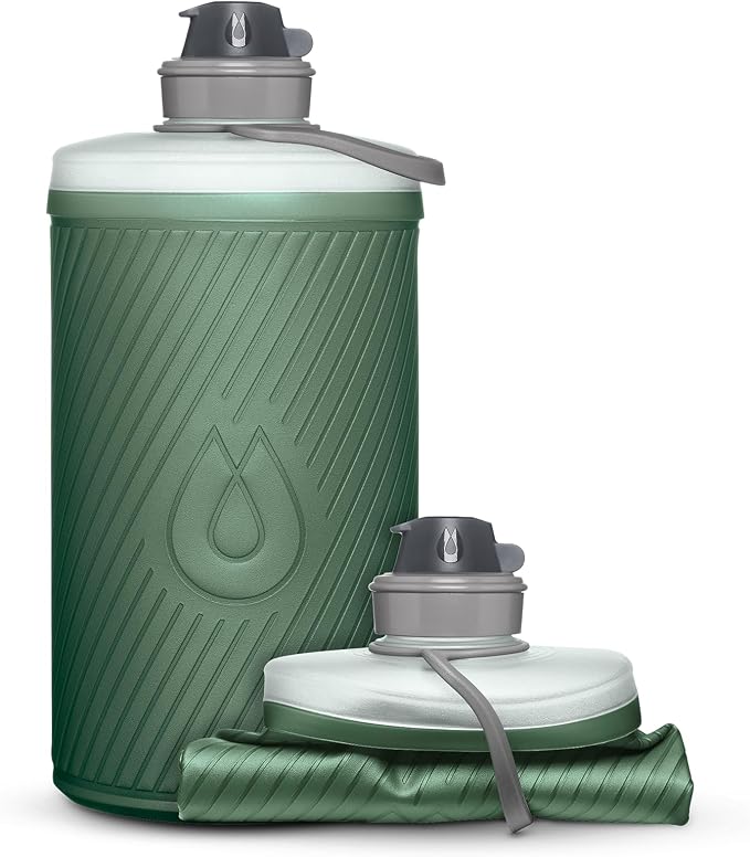 HydraPak Flux - Collapsible Backpacking Water Bottle - BPA Free, Ultra Light by Hydrapak