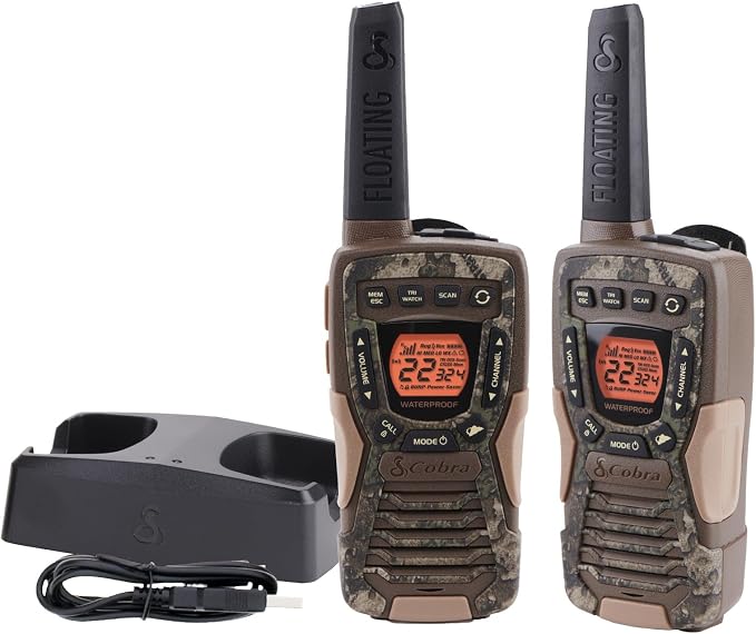 Cobra ACXT1035R FLT Waterproof Walkie Talkies by CobraElectronics