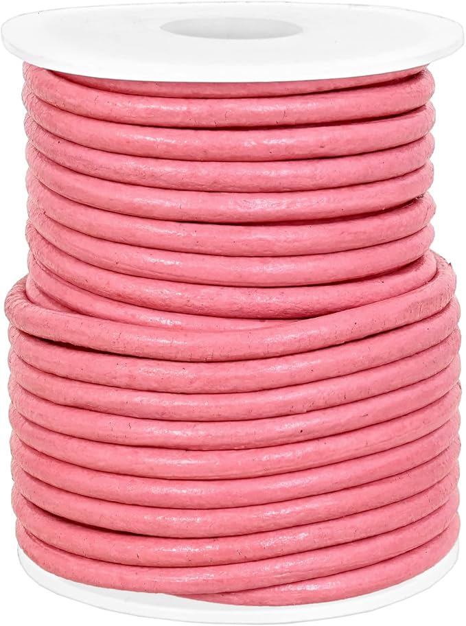 GENIQUE Real/Genuine Round Leather String Cord - Image 2