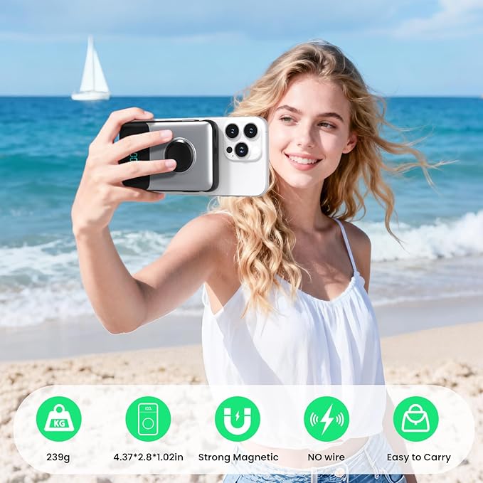 Magnetic Portable Charger for iPhone - Image 2