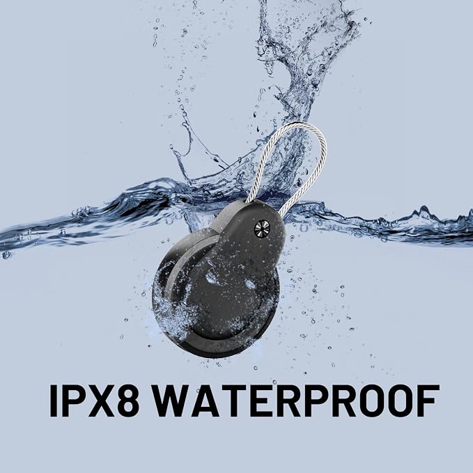 Waterproof for AirTag Holder 1st/2nd 4 Pack Lock Case Keychain for Apple - Image 2