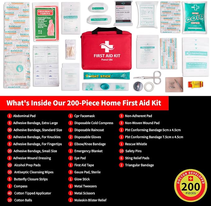 Protect Life Business First Aid Kit, Emergency First Aid Kit - Image 3