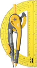 Mr. Pen- Geometry Compass and Protractor Set, 6 Inch Compass, 6 Inch Protractor by MrPen