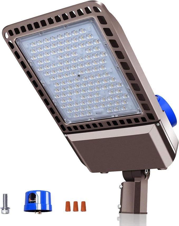 45000LM LED Parking Lot Light 300W 150LM/W led Shoebox Dusk to Dawn Outdoor - Image 8