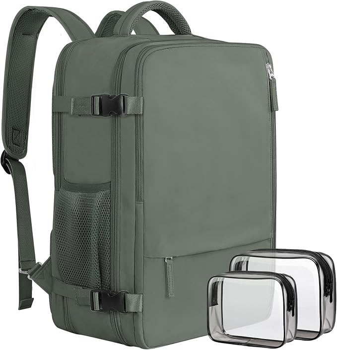 Sinaliy Large Expandable Travel Backpack by Sinaliy