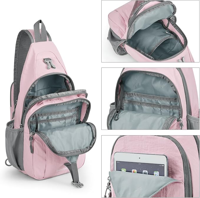 G4Free Sling Bag RFID Blocking Sling Backpack Crossbody Chest Bag Daypack - Image 5