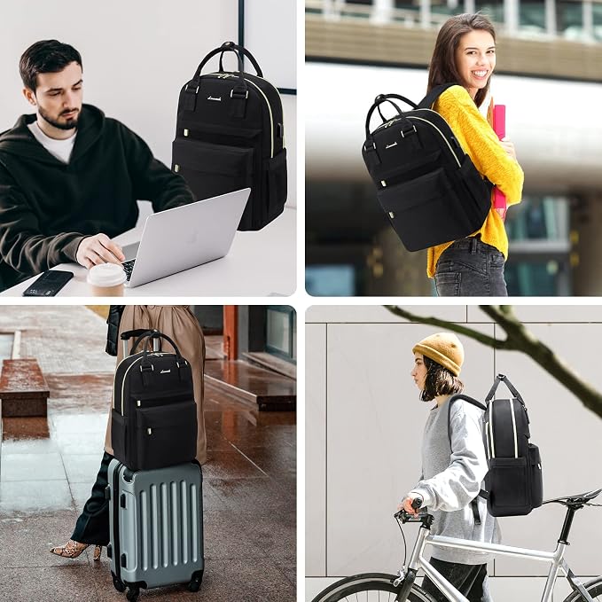 LOVEVOOK Laptop Backpack for Women 15.6 Inch Laptop Bag - Image 6