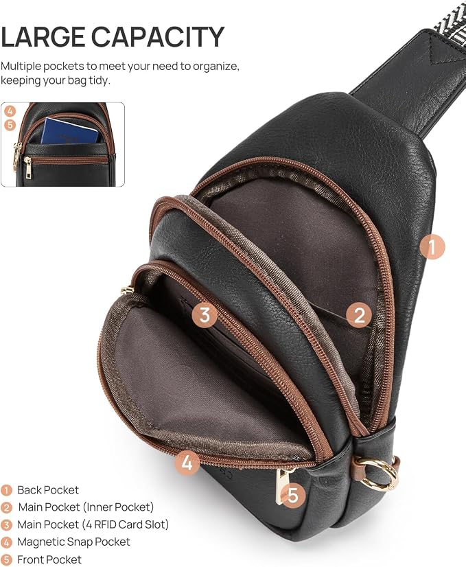 CHOLISS Anti Theft Small Sling Bag - Image 4
