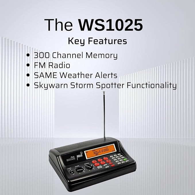 Whistler WS1025 Analog Desktop Scanner – Programmable Police/Fire/Weather Radio - Image 3