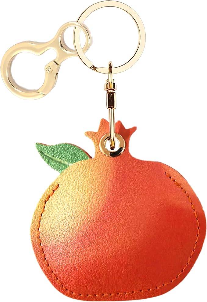BORKUANA Leather Keychain Holder Case Compatible by BORKUANA