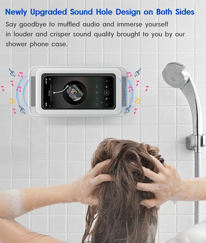 Mistriddle Waterproof Shower Phone Holder - Image 2