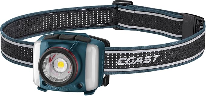Coast FL97R Voice-Controlled 1200 Lumen Rechargeable LED Headlamp by Coast