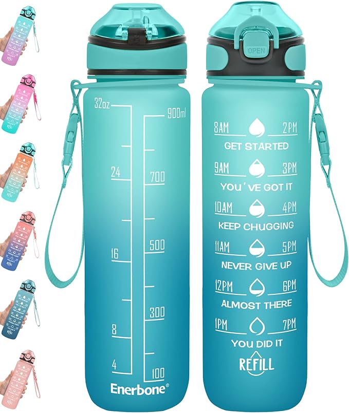 Enerbone 32 oz Drinking Water Bottle by Enerbone