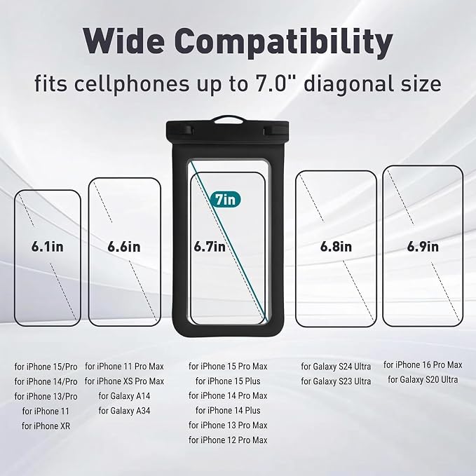 Floatable Waterproof Phone Pouch Case 2 Pax - Image 2