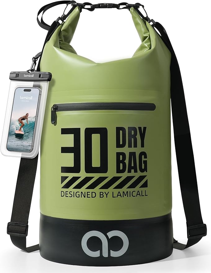 Lamicall Dry Bag Waterproof Backpack - 5L/10L/20L/30L/40L Large Water Proof Bag by Lamicall