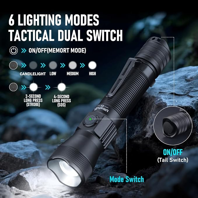 ULTRAFIRE Tactical EDC Flashlight - Image 5