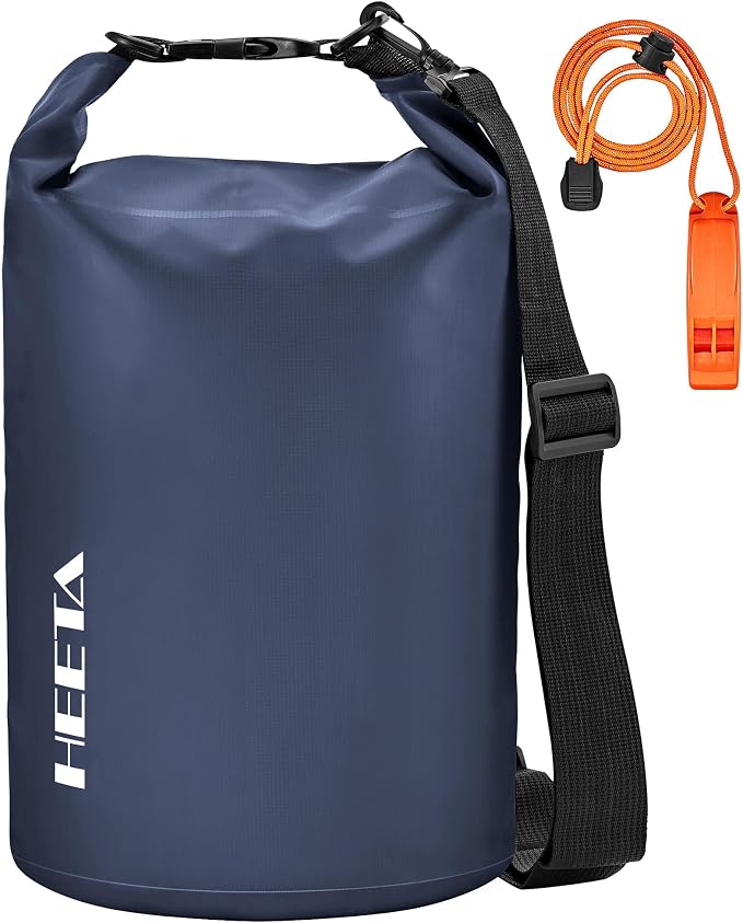 HEETA Waterproof Dry Bag for Women Men, 5L/10L/20L/30L/40L Roll Top Lightweight by HEETA