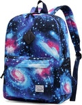 VASCHY Backpack for School, Lightweight Water Resistant Bookbag Casual Daypack by Vaschy