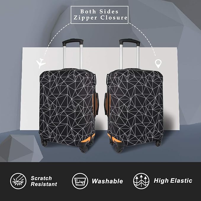 Explore Land Travel Luggage Cover Suitcase Protector Fits 31-32 Inch Case - Image 2
