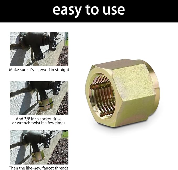 05265 Hose Thread Cleaner Outdoor Faucet Repair Tool, - Image 4